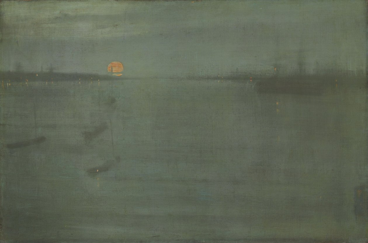 Nocturno - Azul y Oro - Southampton Water de James Abbott McNeill Whistler