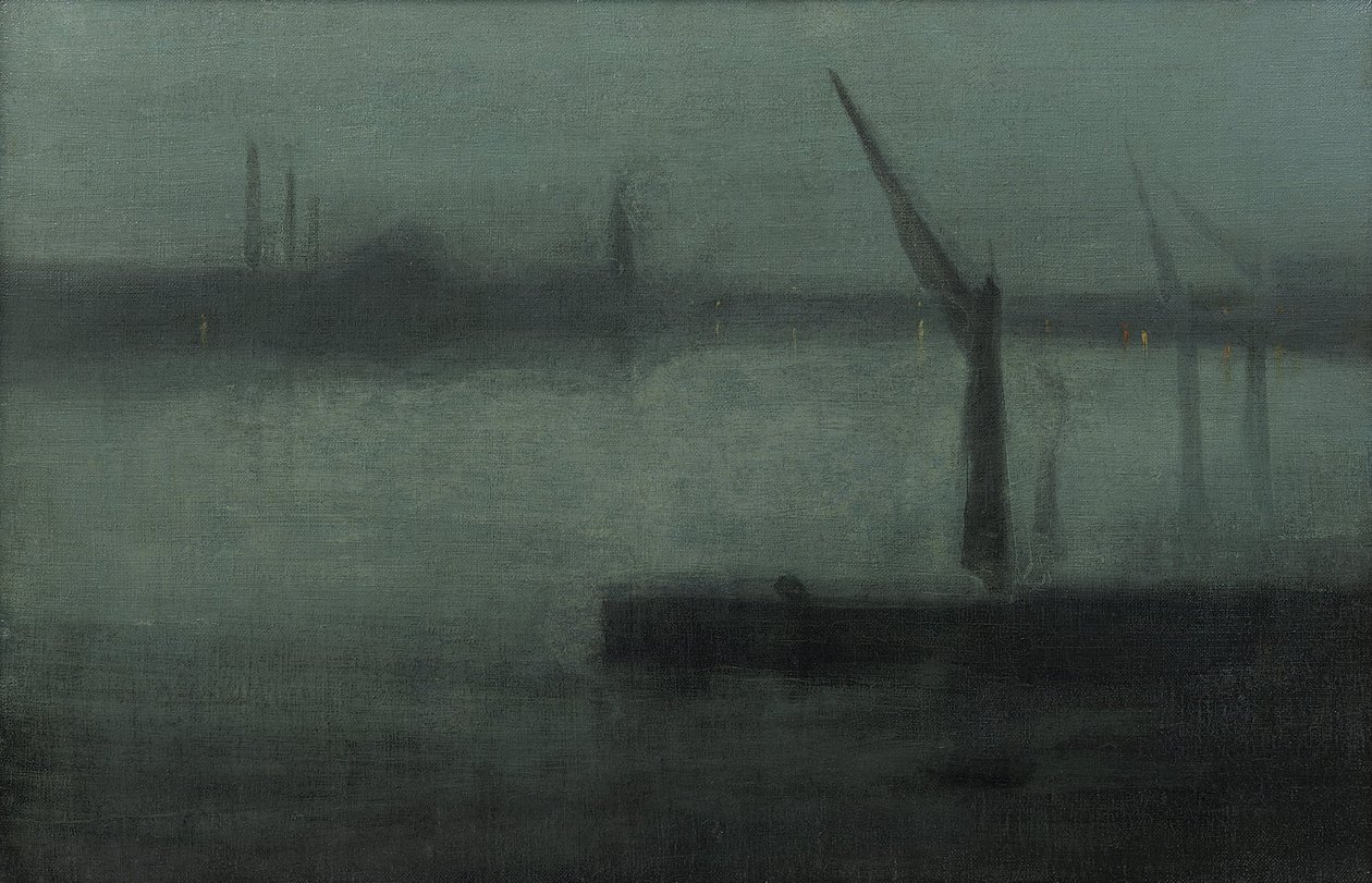 Nocturno: Azul y Plata—Battersea Reach de James Abbott McNeill Whistler