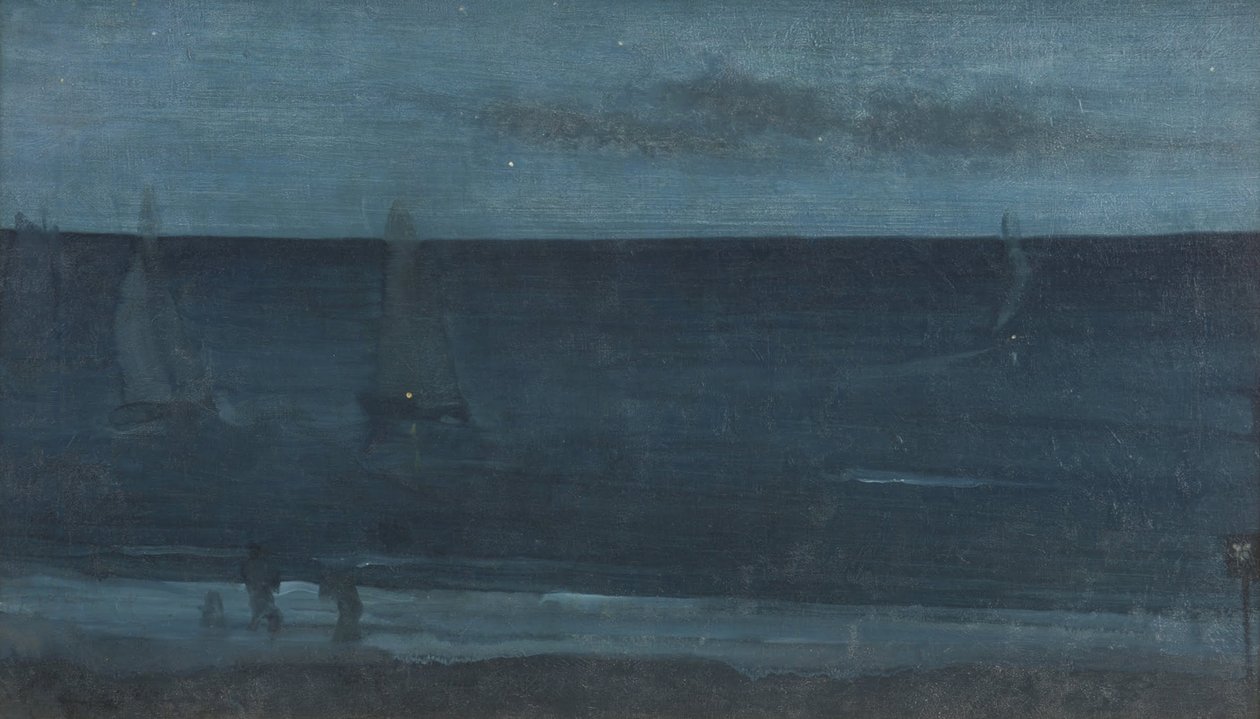 Nocturno- Azul y Plata—Bognor de James Abbott McNeill Whistler