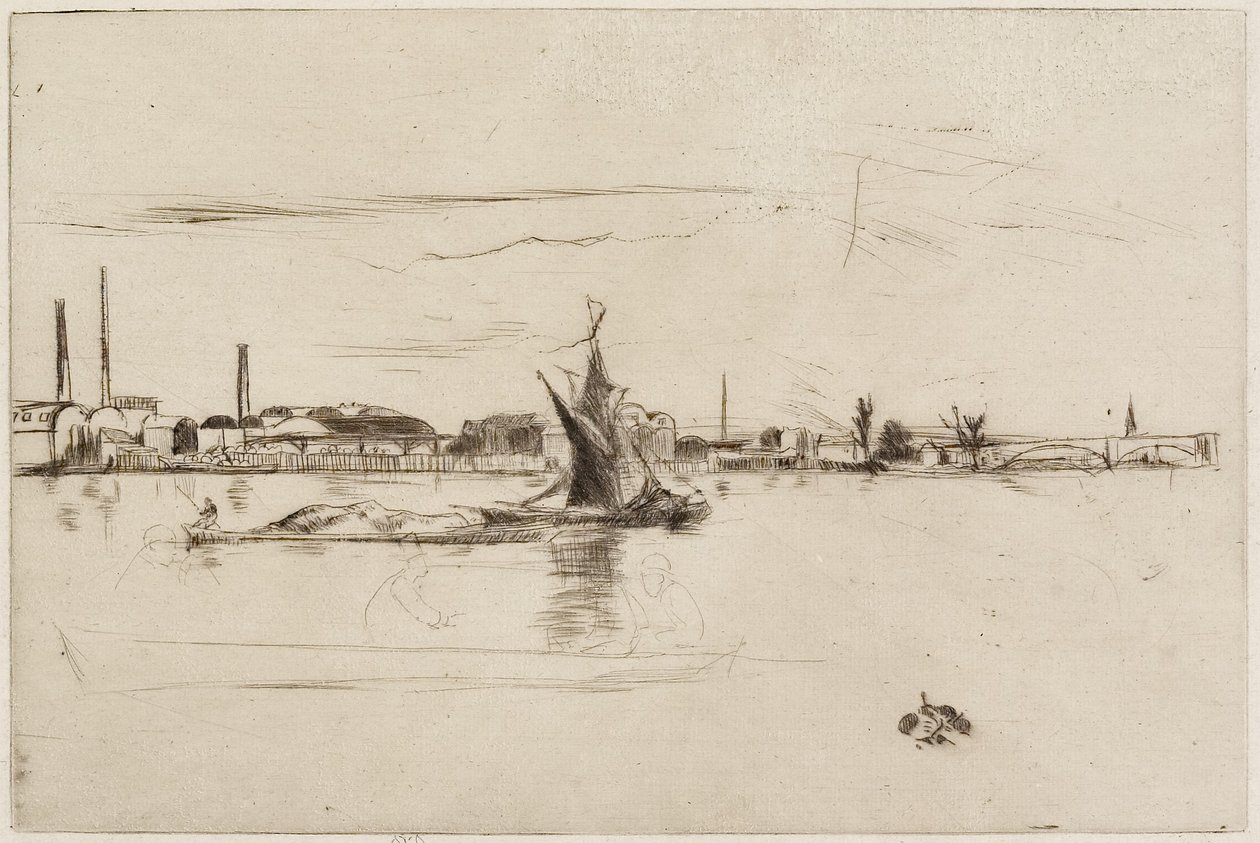 Fábrica de velas de Price, 1875 de James Abbott McNeill Whistler