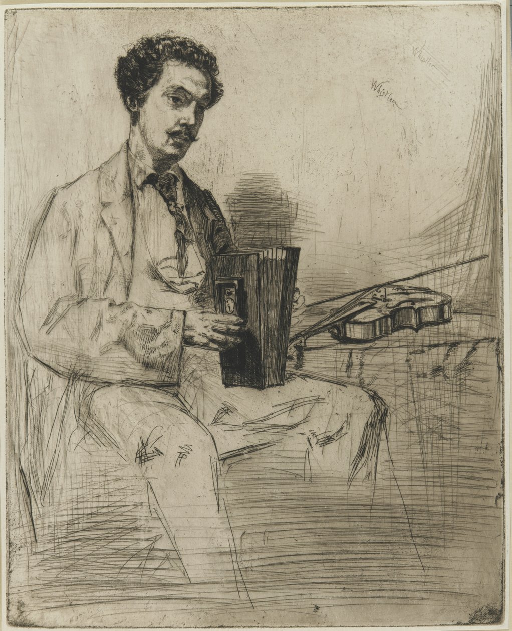 Ross Winans, c.1861 de James Abbott McNeill Whistler