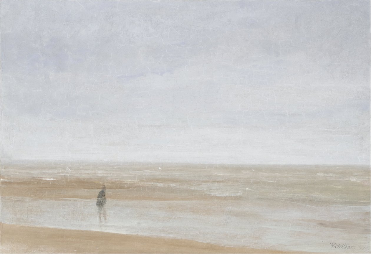 Mar y lluvia de James Abbott McNeill Whistler