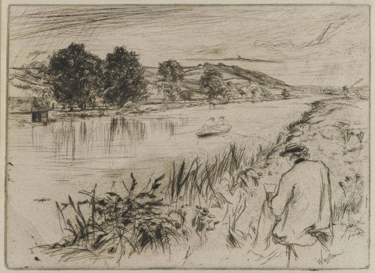 Dibujando, No. 1, 1861 de James Abbott McNeill Whistler