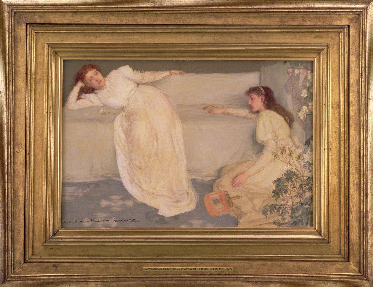 Sinfonía en blanco, No. III, 1865-67 de James Abbott McNeill Whistler