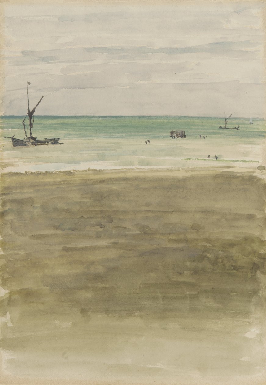Los Bañistas, 1883-84 de James Abbott McNeill Whistler