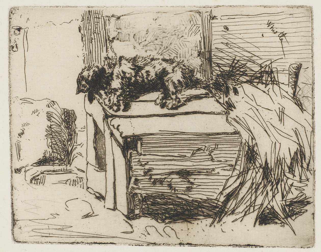 El Perro en la Perrera, 1858 de James Abbott McNeill Whistler