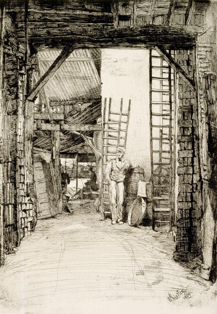 El quemador de cal de James Abbott McNeill Whistler