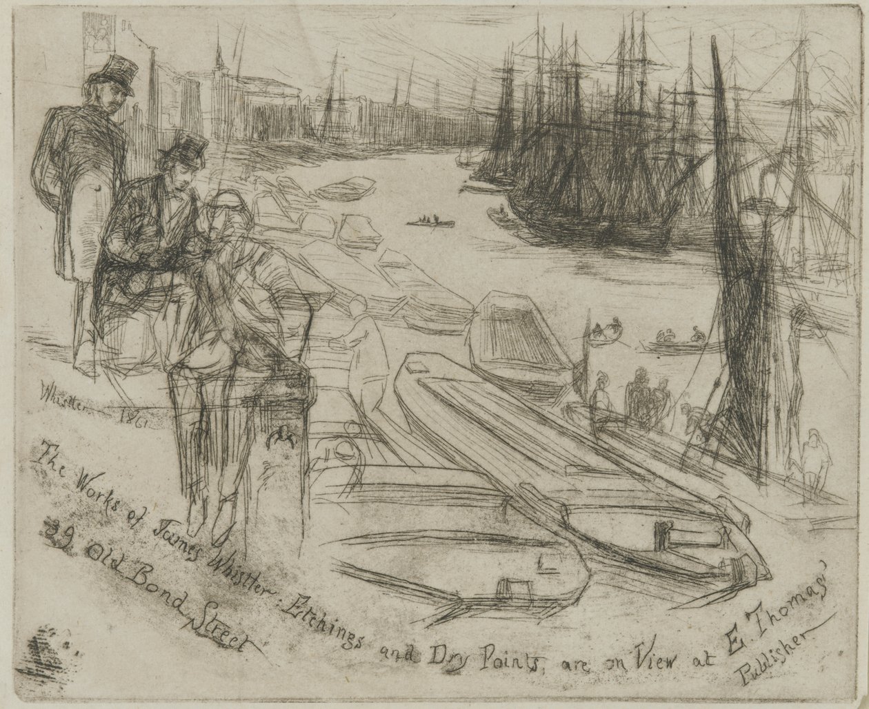 La Pequeña Piscina, 1861 de James Abbott McNeill Whistler