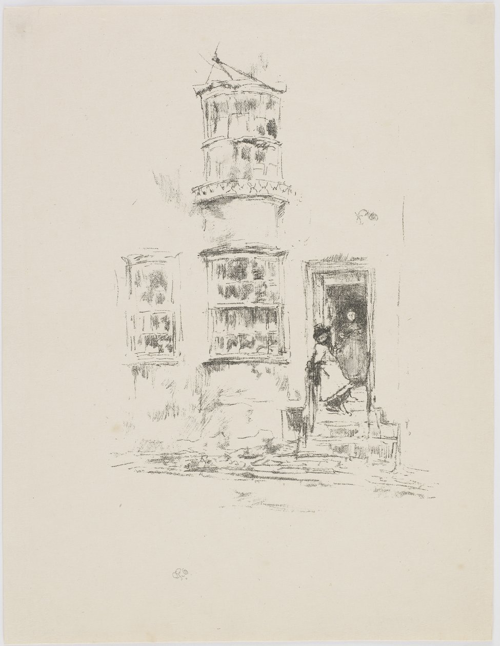 Los Pequeños Pasos, Lyme Regis, 1895-96 de James Abbott McNeill Whistler