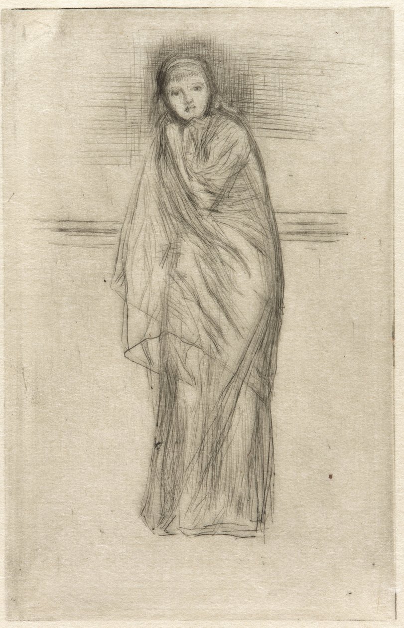 El Modelo Descansando, 1870 de James Abbott McNeill Whistler
