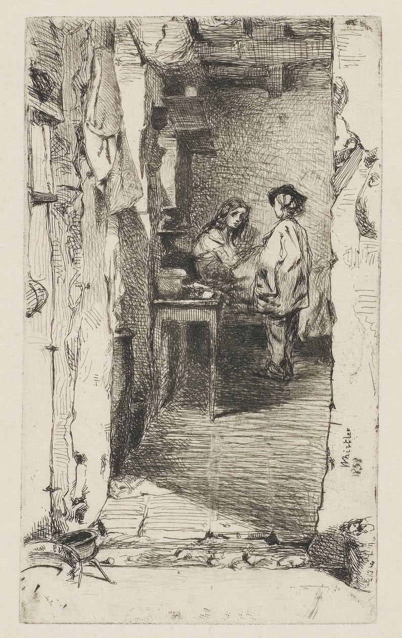 Los recolectores de trapos, 1858 de James Abbott McNeill Whistler