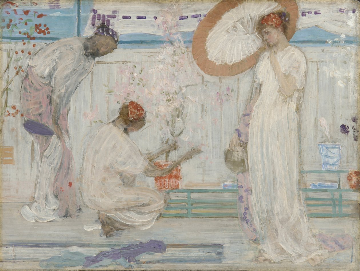La Sinfonía Blanca - Tres Chicas de James Abbott McNeill Whistler