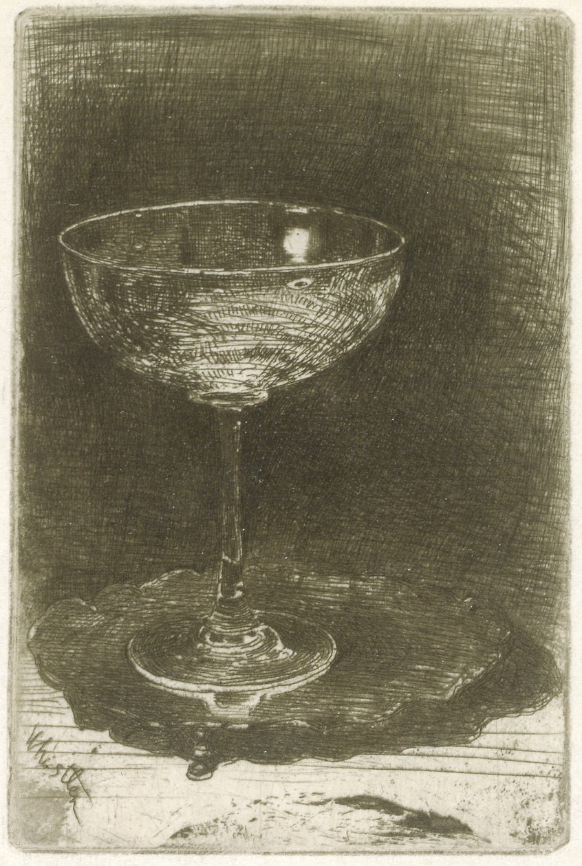 La copa de vino, 1858 de James Abbott McNeill Whistler
