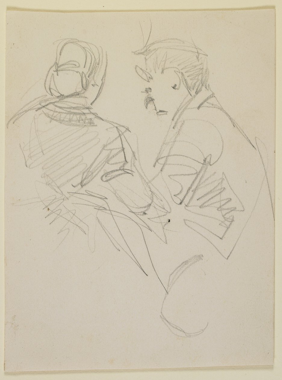 Dos figuras, 1858 de James Abbott McNeill Whistler