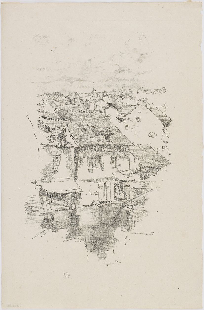 Vitre: El Canal, 1893 de James Abbott McNeill Whistler