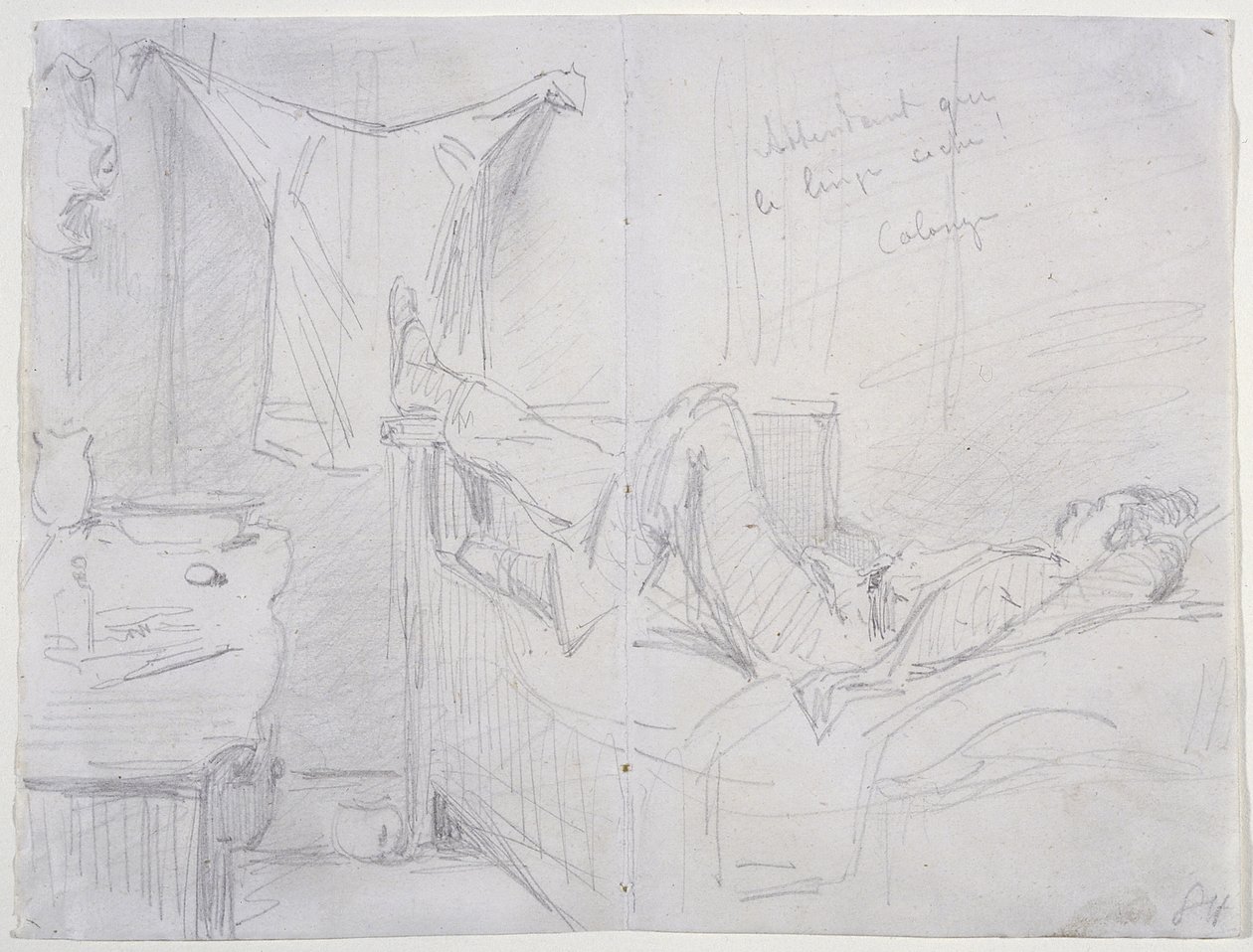 Esperando a que se sequen las ropas, Colonia, 1858 de James Abbott McNeill Whistler