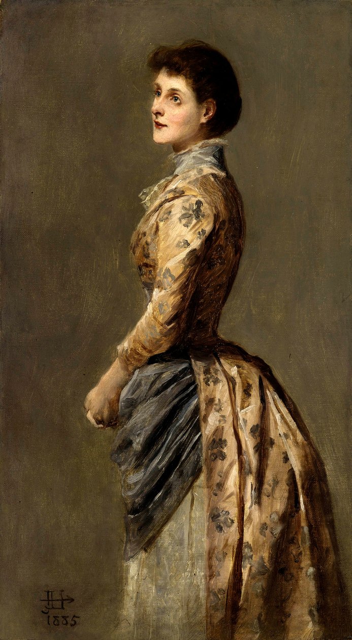 Retrato de una niña, 1885 de James Archer