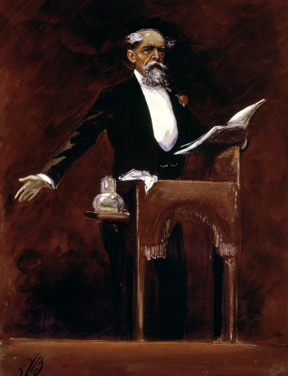 Charles Dickens (1812-70) de James Bacon