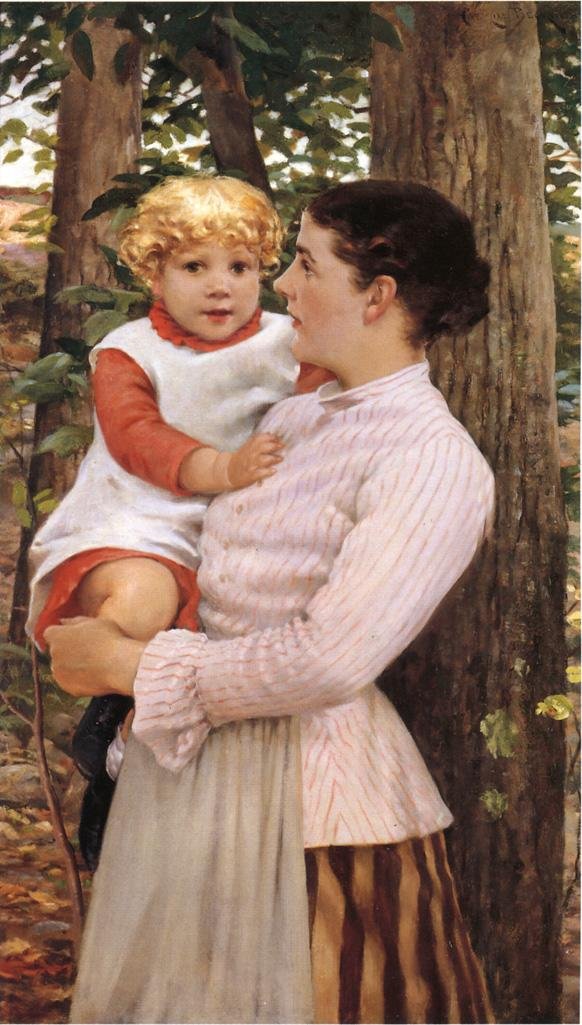 Madre e hijo de James Carroll Beckwith