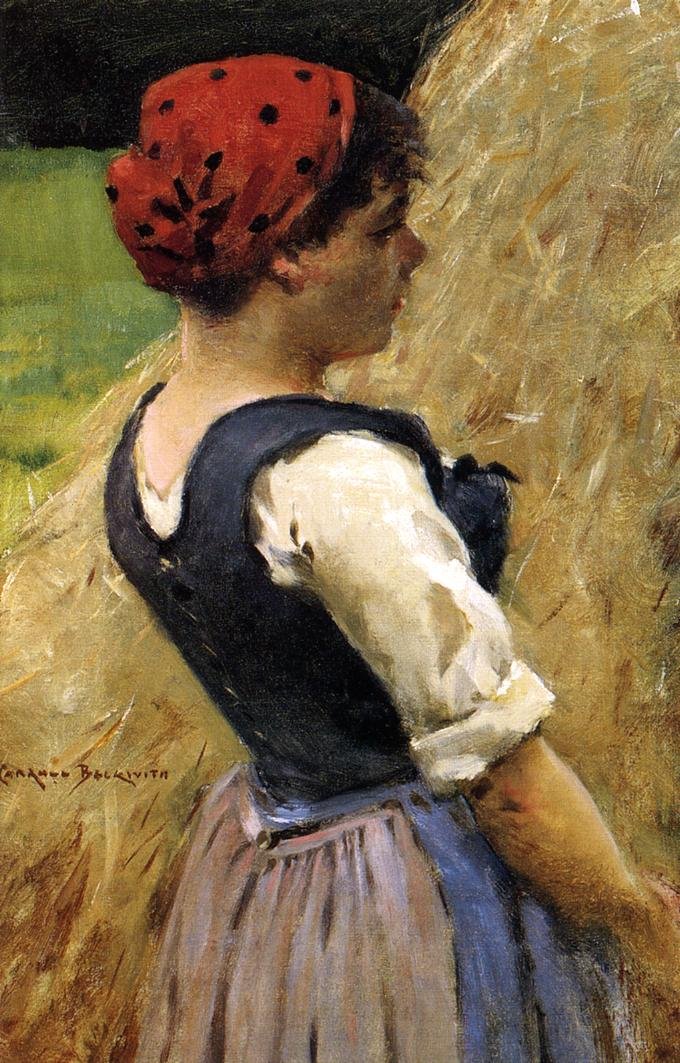 Chica de Normandía de James Carroll Beckwith