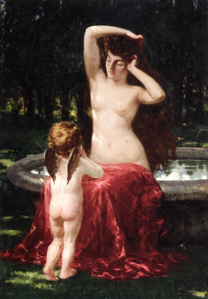 Toilette silvestre de James Carroll Beckwith
