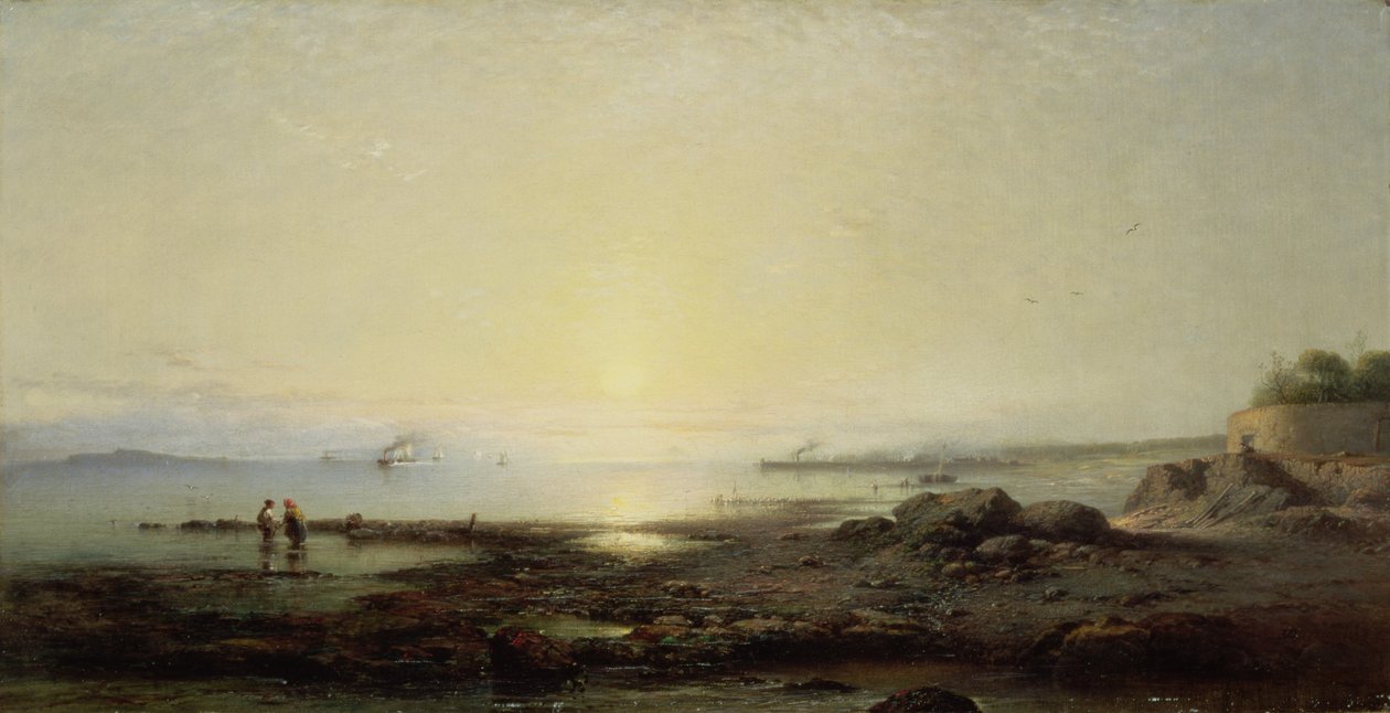 El Fiordo de Forth desde Cramond, 1864 de James Cassie