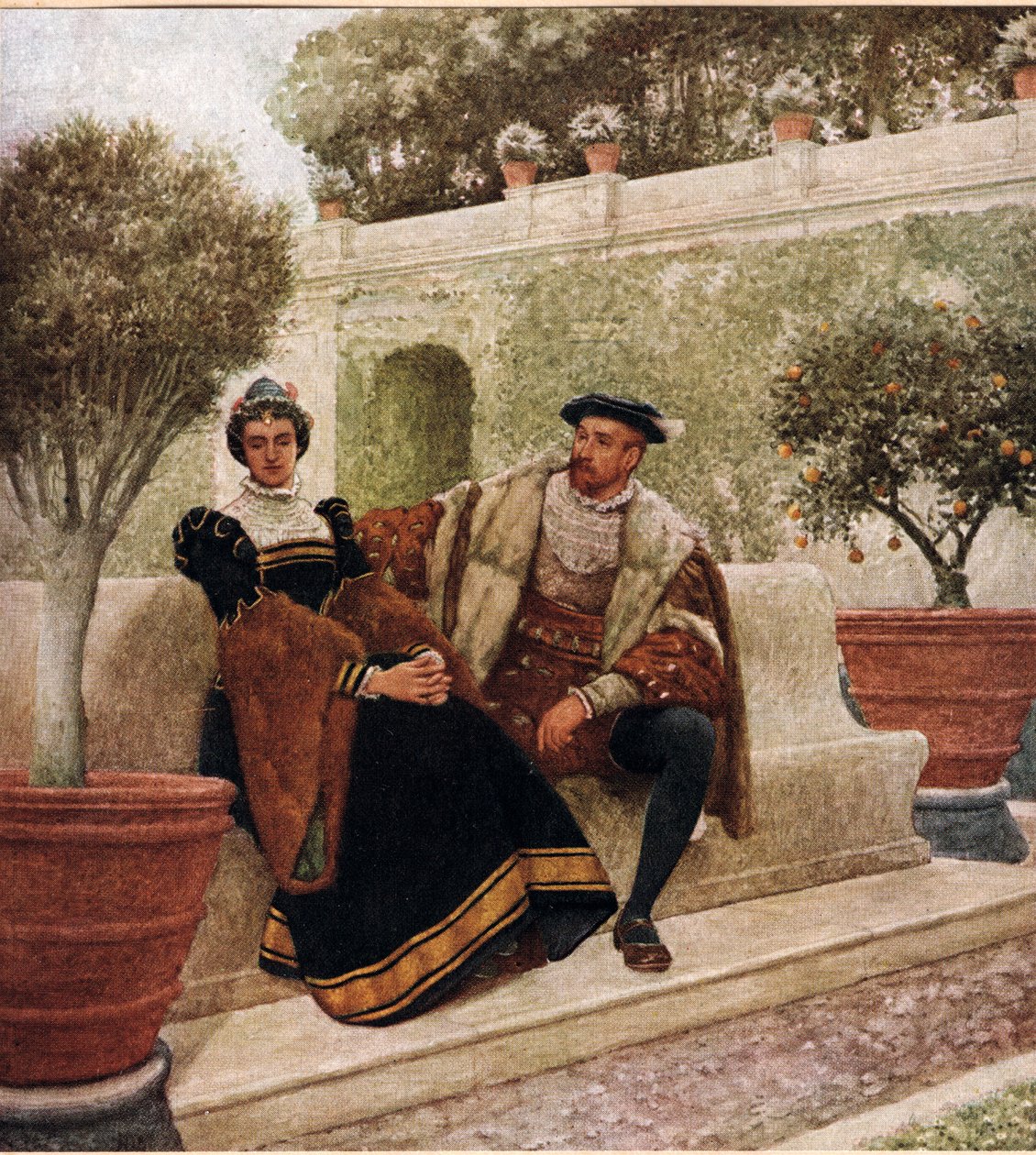 Lorenzo y Jessica, ilustración de 