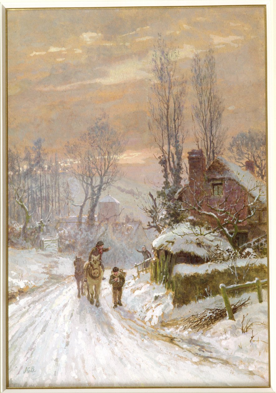 Una tarde de invierno de James George Bingley