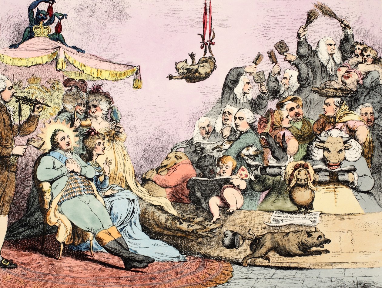 Música Antigua, pub. 1787 de James Gillray