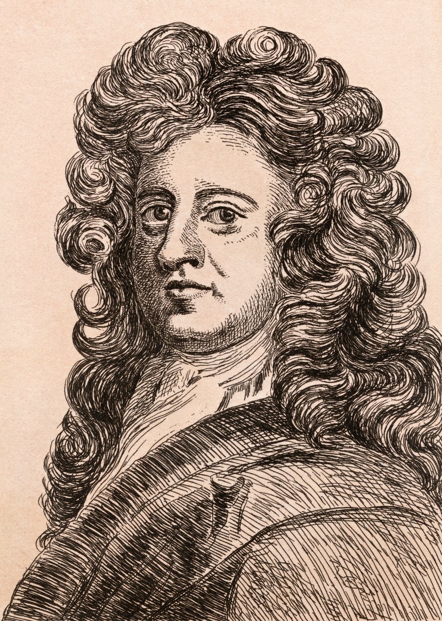 Sir Godfrey Kneller, ilustración de 