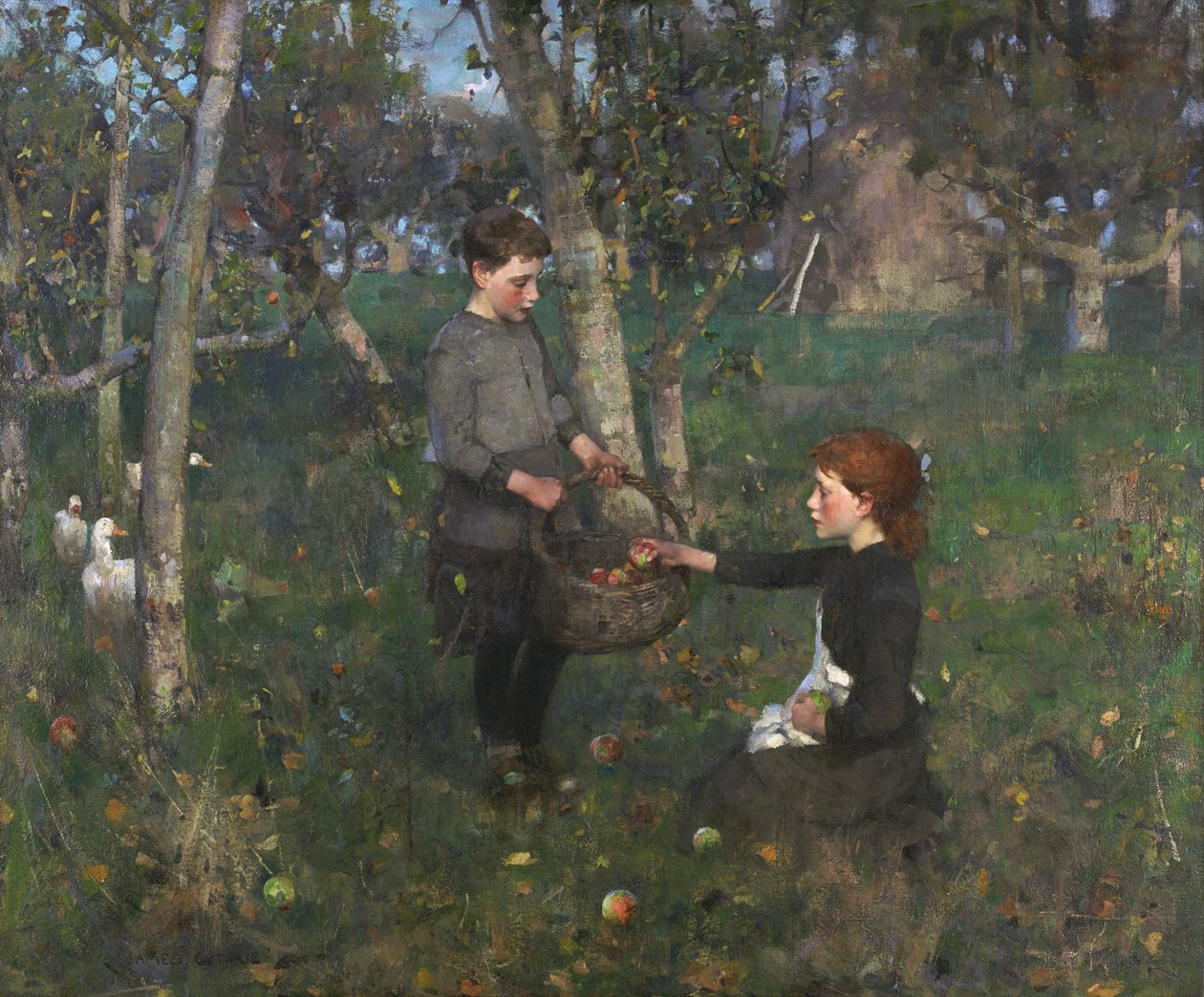 En el huerto de James Guthrie