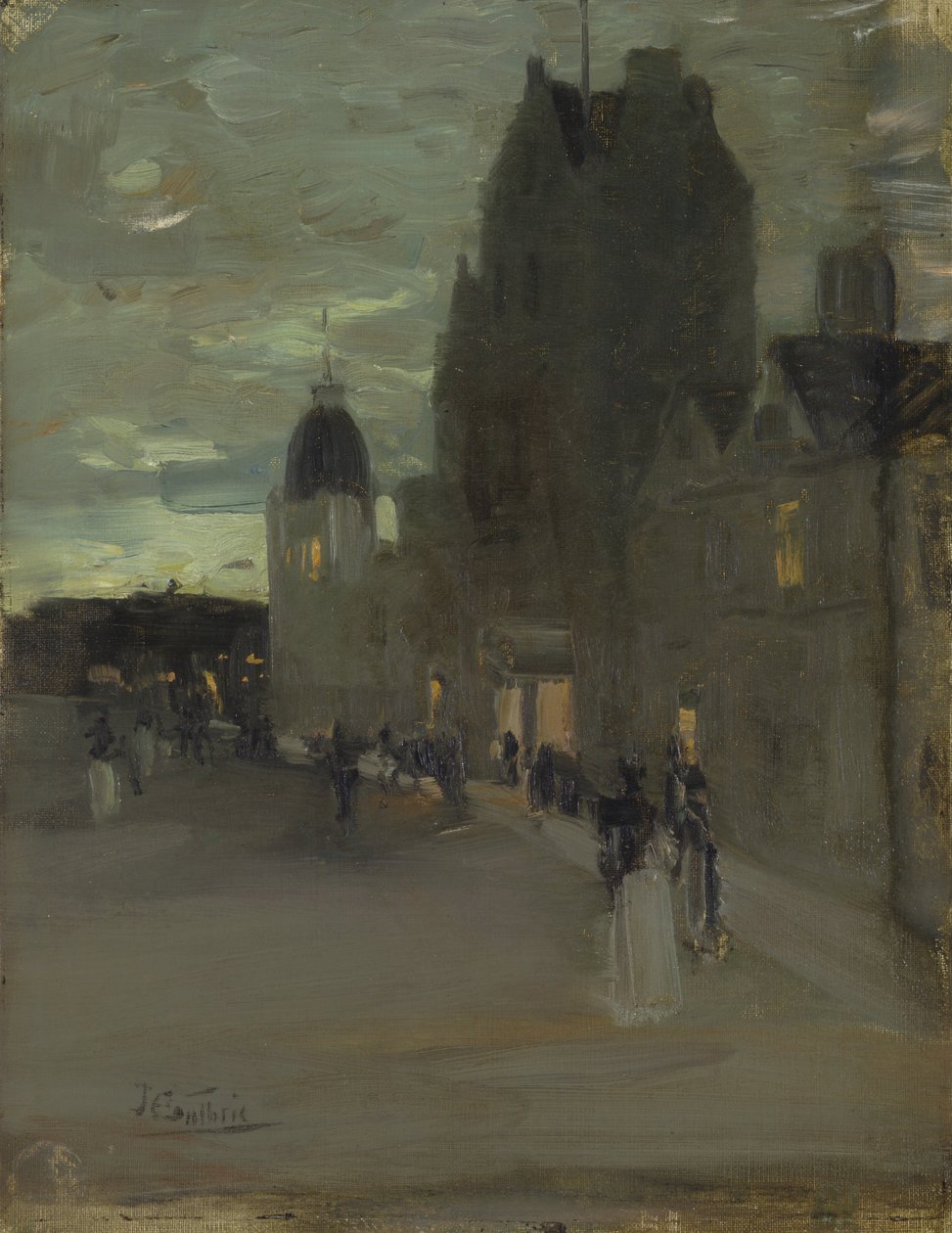 Calle en Oban, Noche de James J. Guthrie