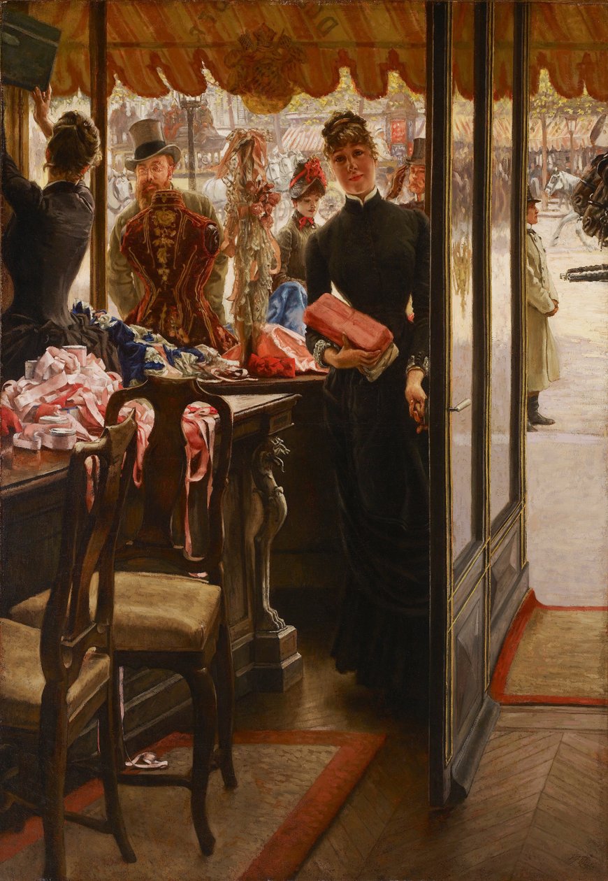 La señorita de la tienda de James Jacques Joseph Tissot