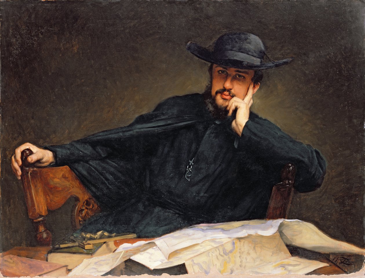 Retrato de un sacerdote de James Jacques Joseph Tissot