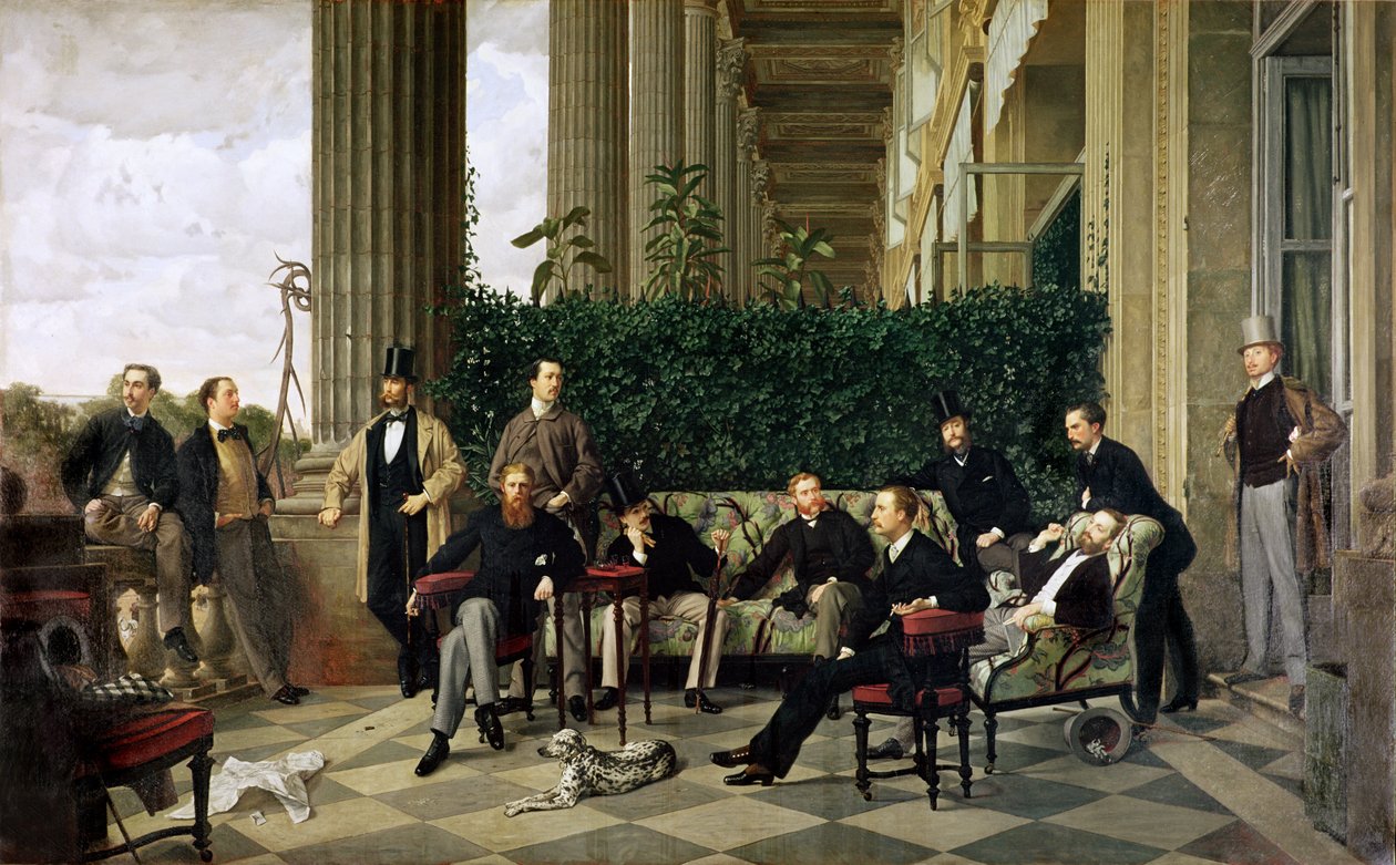El círculo de la Rue Royale, París, 1868 de James Jacques Joseph Tissot