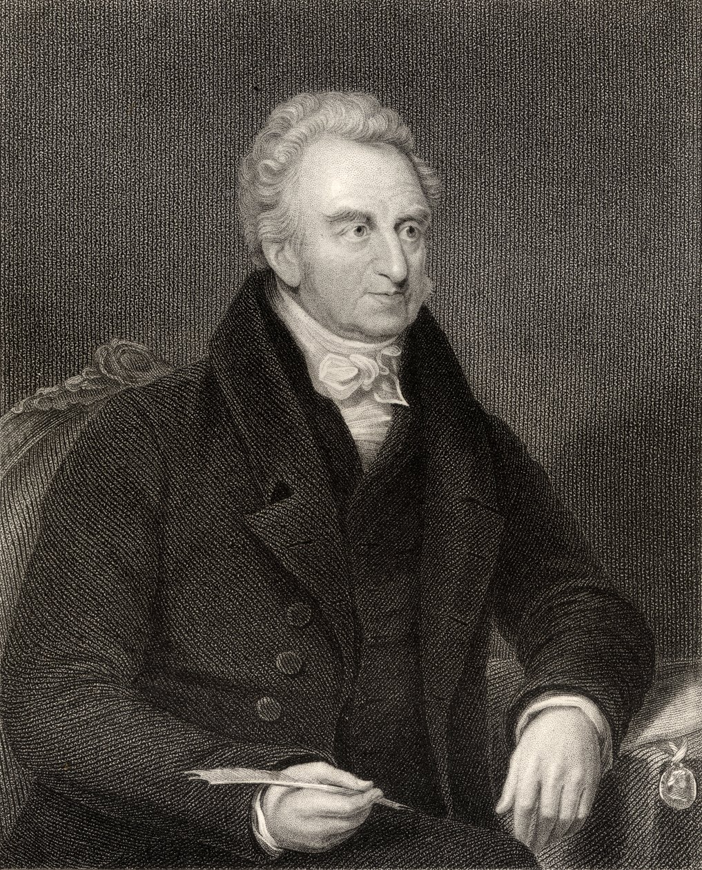 William Roscoe, grabado por Samuel Freeman (1773-1857), de 