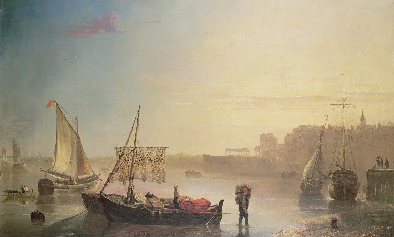 Vista en el Támesis de James M. Burnet