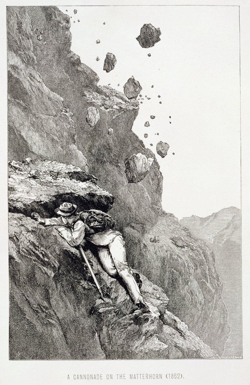 Un cañoneo en el Matterhorn, 1862, de 