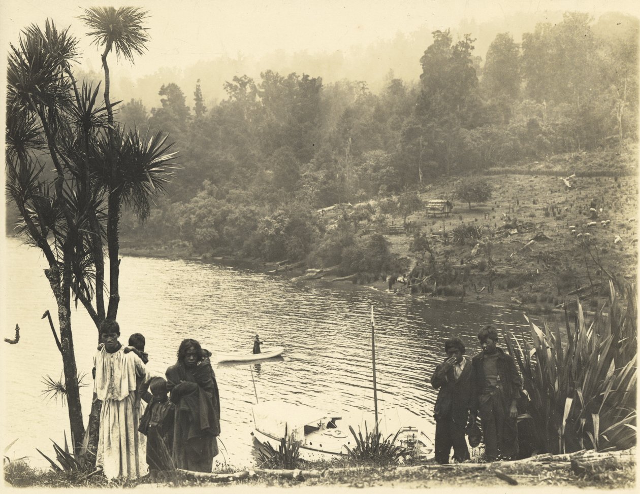 Lago Waikaremoana, 1908 de James McDonald