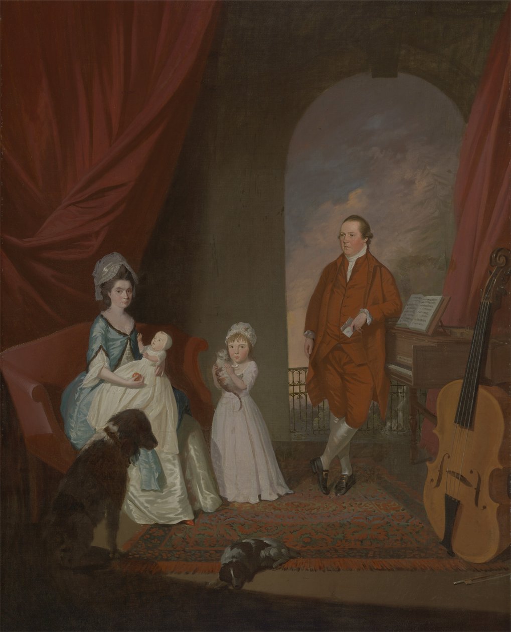 Grupo familiar, c.1774-80 de James Millar