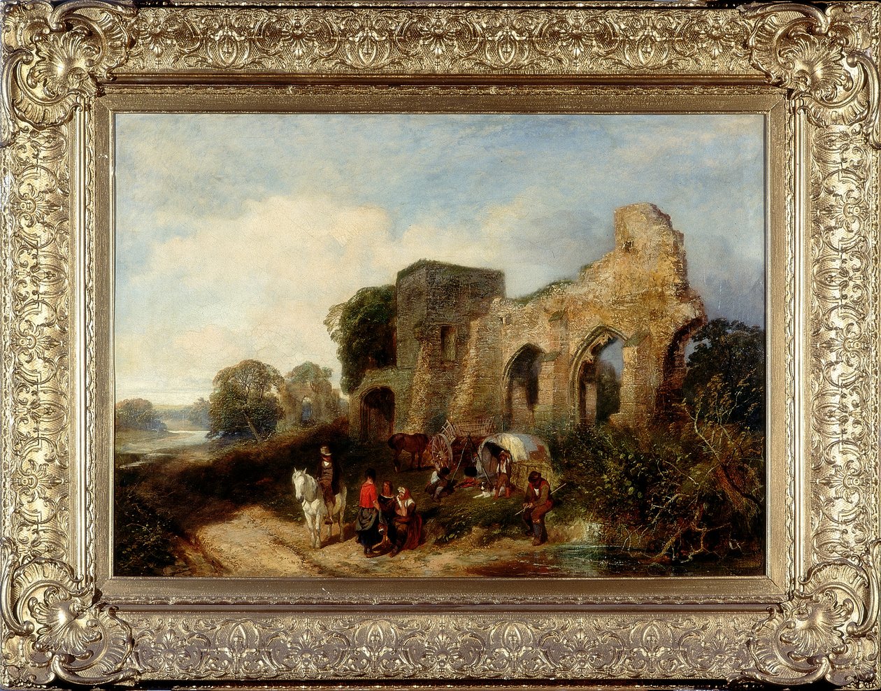 Abadía de Easby, c.1852-1856 de James Peel