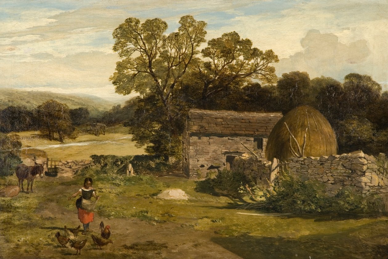 Paisaje con una granja de James Peel