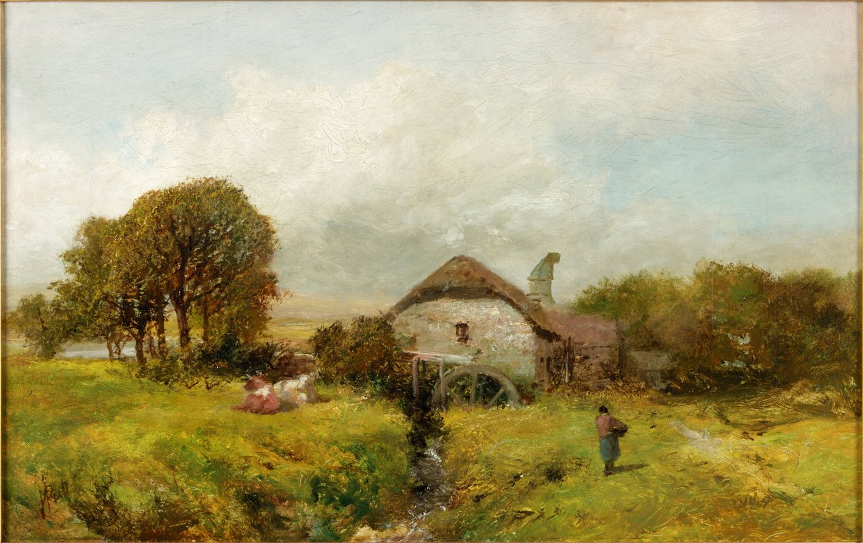 Molino cerca de Sheppard, Devon, c.1865 de James Peel