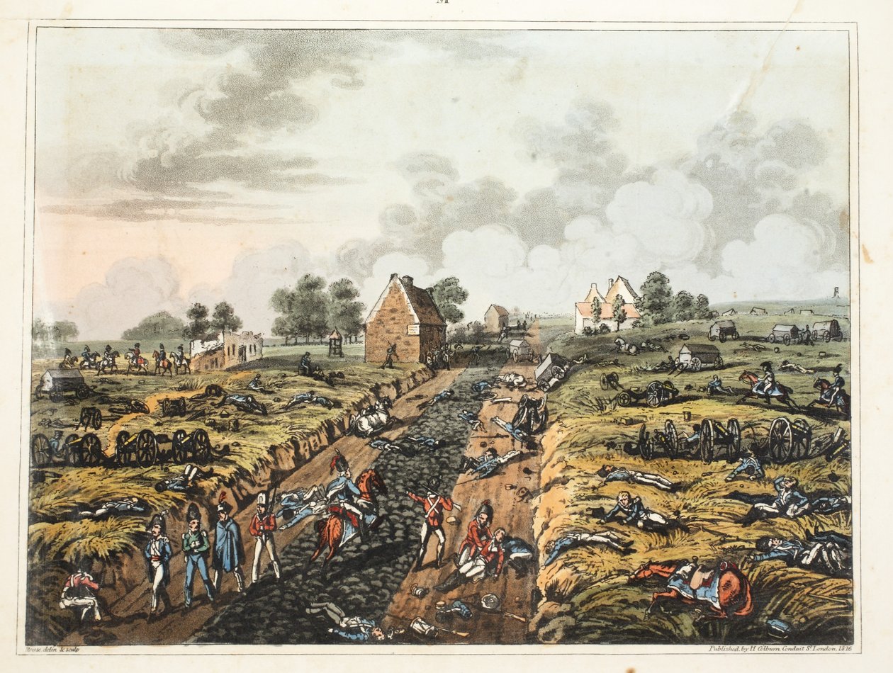 La Bella Alianza, el centro de la posición francesa de James Rouse