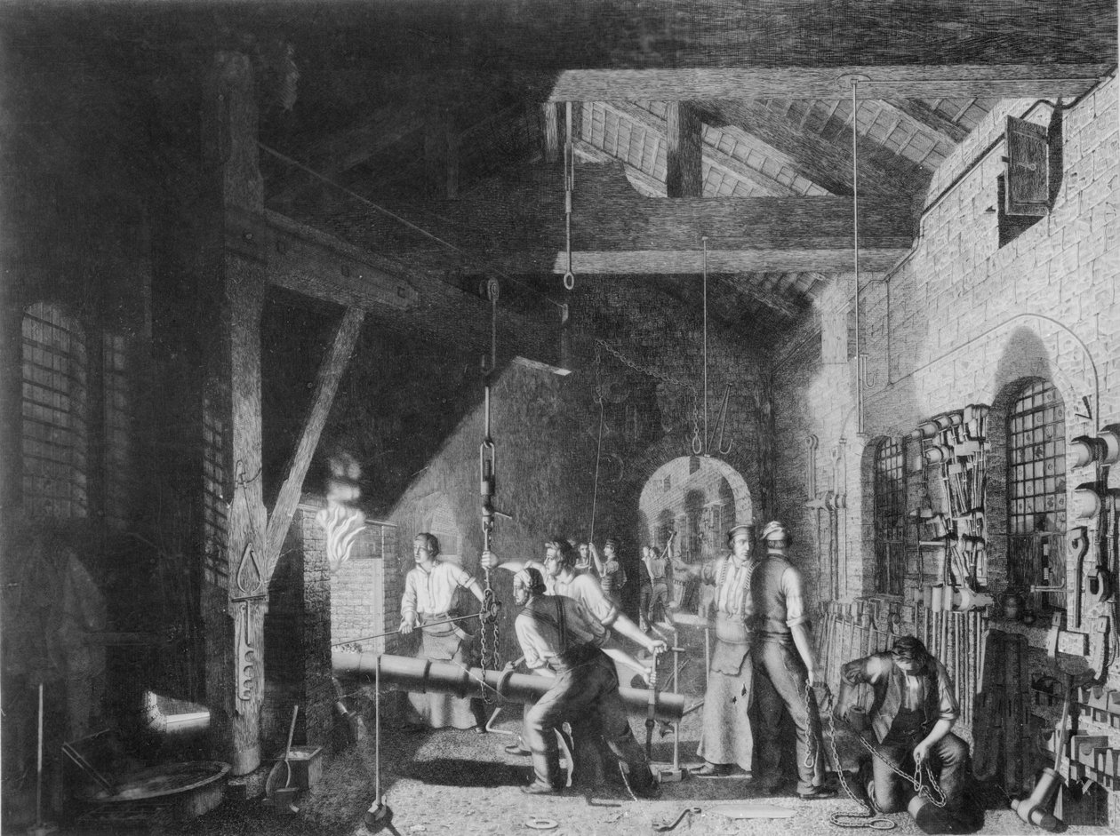 La Forja, 1859 de James Sharples