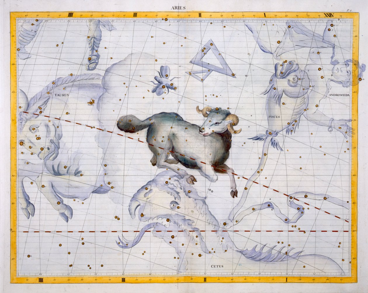 Constelación de Aries, lámina 4 de 