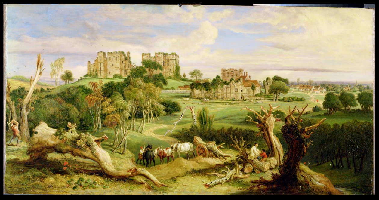 Castillo de Kenilworth, Warwickshire, 1840 de James Ward