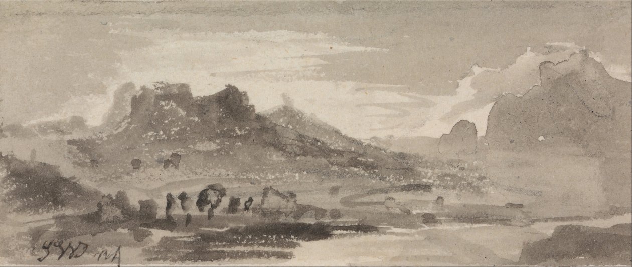Paisaje montañoso de James Ward