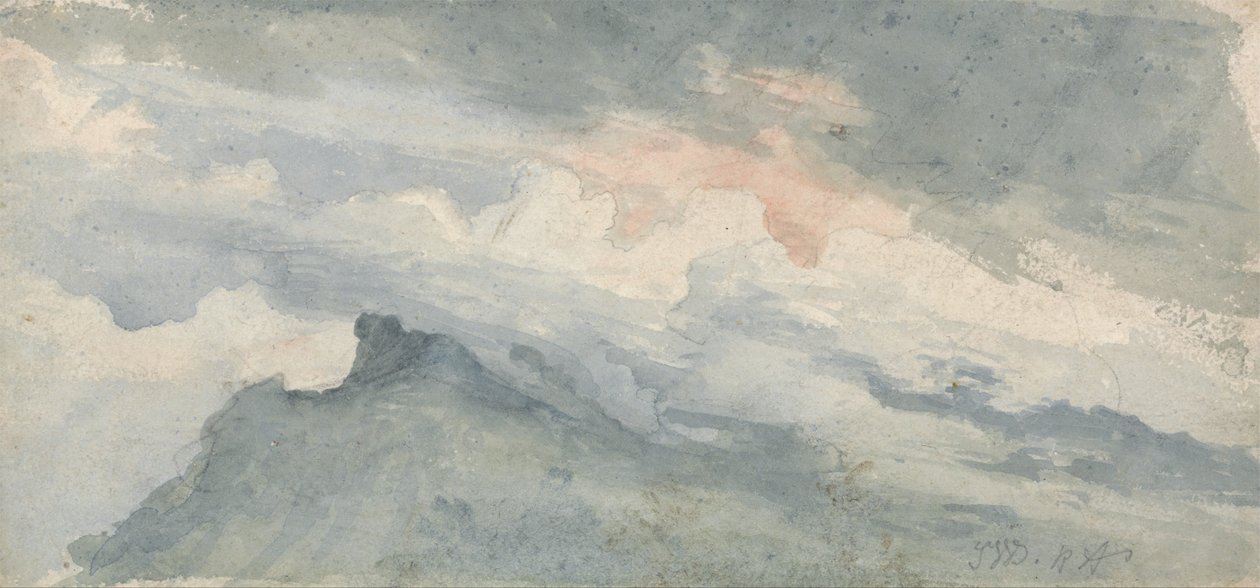 Estudio de una Colina y el Cielo de James Ward