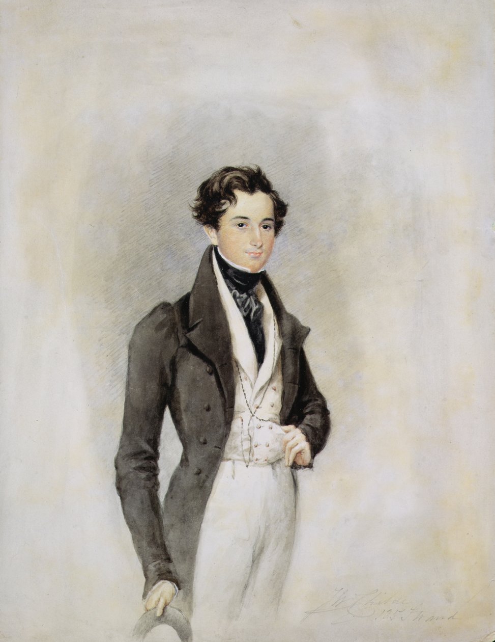 Retrato de un caballero elegante, c.1825 de James Warren Childe